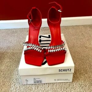 Beautiful Schutz heels for a formal night on the town!
